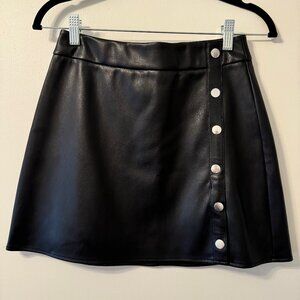 Bar III Faux Leather Mini Skirt - Size 2